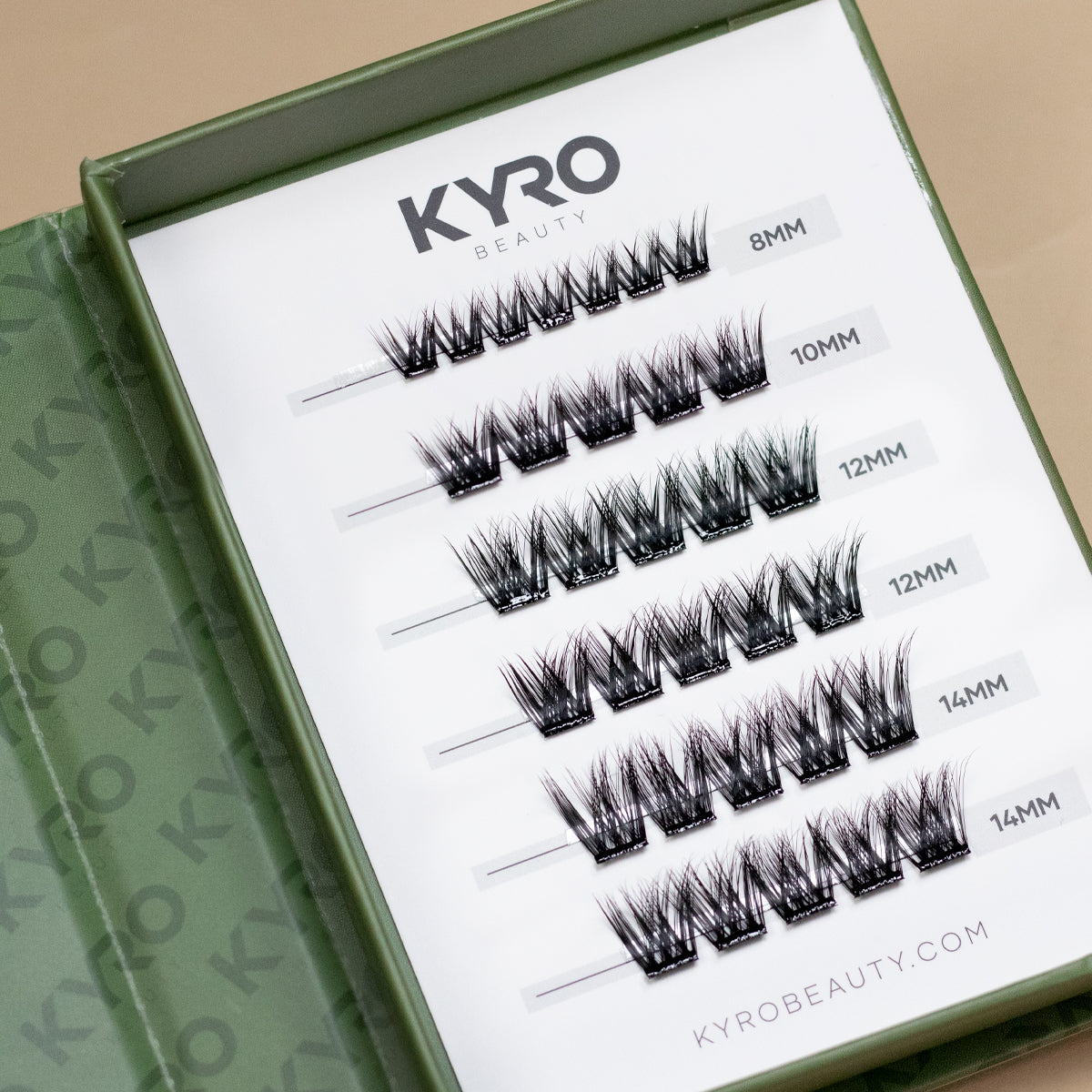 Pre-Glued Whispy Medium Volume box inside