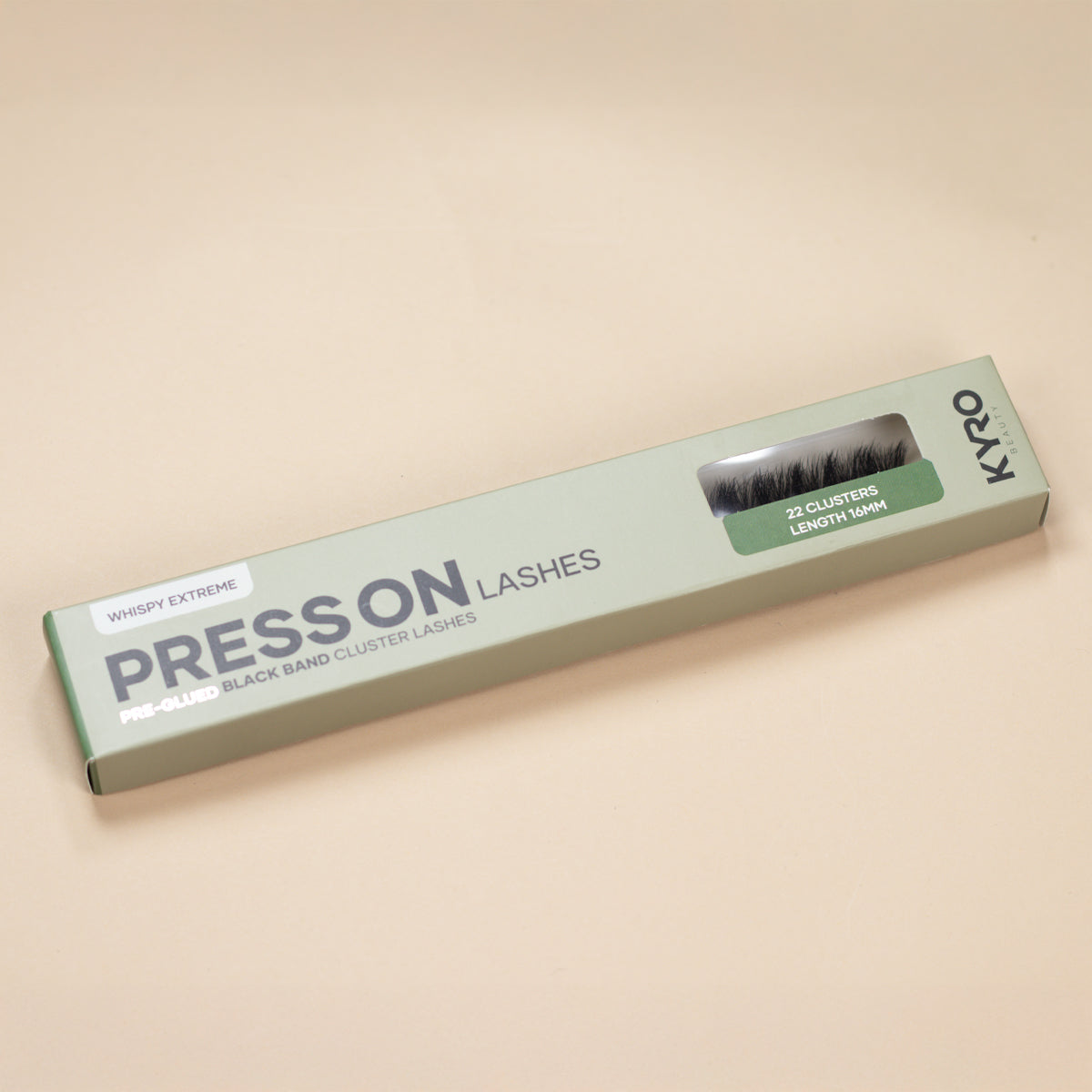 Single lashes 16mm | Whispy Extreme box lay